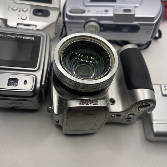 Digital Camera☆ Lot of 6 Miscellaneous Brands As Is For PARTS/REPAIRS - Picture 8 of 9